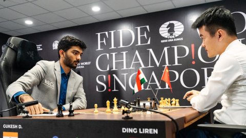 World Chess Championship: Ding Liren fails to capitalise as Gukesh D holds on to draw in Game 6