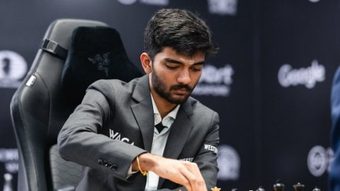 World Chess Championship: Gukesh back on level terms as Ding Liren loses on time in third game