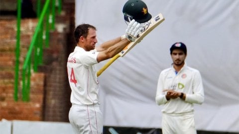 1st Test: Sean Williams' century takes Zimbabwe to 363/4 against Afghanistan on Day 1