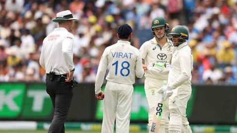 4th Test: Kohli reprimanded for shoulder bump with Konstas