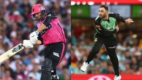 4, 6, 6, 4: James Vince ने उड़ाए मैक्सवेल के तोते, छक्के चौके की बौछार करके ओवर मे खूब तोड़ा, देखें V