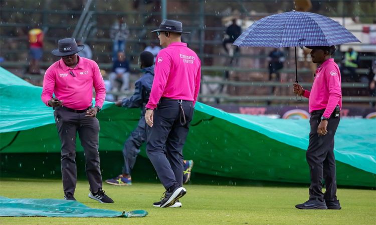 ज़िम्बाब्वे और अफगानिस्तान के बीच पहला वनडे बारिश के कारण हुआ रद्द 