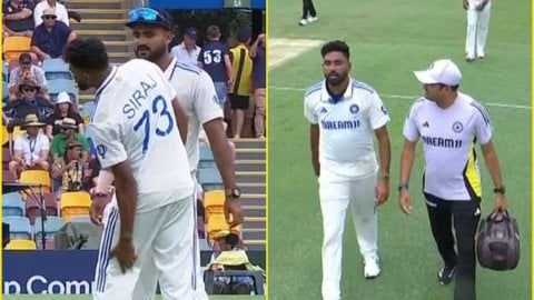 Team India के फैंस के लिए बुरी खबर, गाबा टेस्ट में Injured हो गए हैं Mohammed Siraj