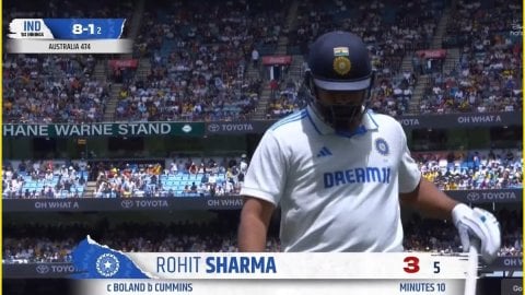 'फ्री' का विकेट बनकर रह गए हैं Rohit Sharma! पैट कमिंस ने सीरीज में तीसरी बार किया है शिकार; देखें V