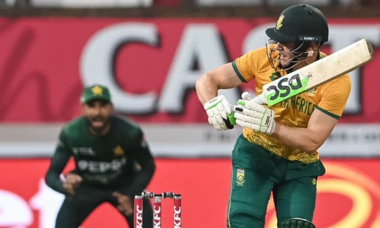 SA vs PAK, 1st T20I: மில்லர், லிண்டே அதிரடியில் தப்பிய தென் ஆப்பிரிக்கா; பாகிஸ்தானுக்கு 184 ரன்கள் இ