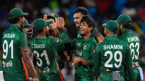 WI vs BAN, 1st T20I: ரோவ்மன் பாவெல் போராட்டம் வீண்; விண்டீஸை வீழ்த்தி வங்கதேசம் த்ரில் வெற்றி!