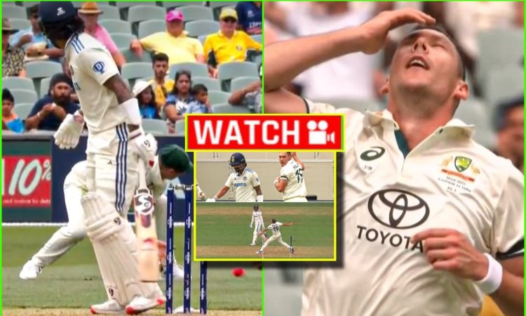 स्कॉट बोलैंड के ओवर में हुआ खूब बवाल, 1 ओवर में दो बार OUT होते-होते बचे KL Rahul; देखें VIDEO