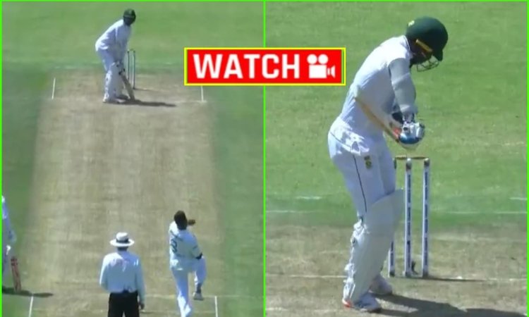 Watch - Lahiru Kumara Bullet Ball Broke Kagiso Rabada Bat Sa Vs Sl 2nd Test! ரபாடா பேட்டை இரண்டு துண்டாக உடைத்த லஹிரு குமாரா - வைரலாகும் காணொளி!