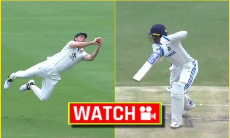 Mitchell Marsh ने तोड़ा Shubman Gill का दिल! गली पर पकड़ा बवाल फ्लाइंग कैच ; देखें VIDEO