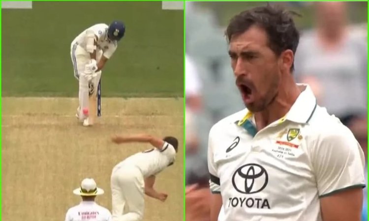 Watch - Mitchell Starc Sends Yashasvi Jaiswal Back To The Pavilion For A Golden Duck Aus Vs Ind 2nd Day-Night Test: முதல் பந்திலேயே விக்கெட்டை இழந்த ஜெய்ஸ்வால்- வைரலாகும் காணொளி!