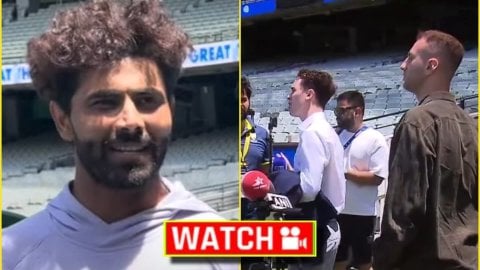 ऑस्ट्रेलियन मीडिया ने फिर मचाया बवाल, Virat Kohli के बाद Ravindra Jadeja से लिया पंगा; देखें VIDEO