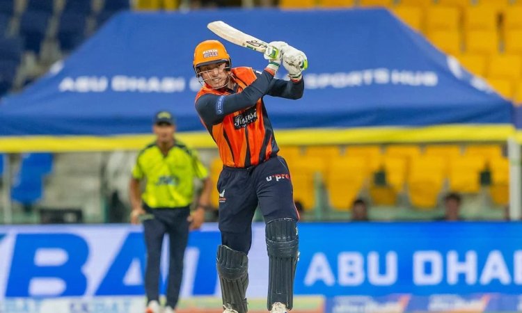 Abu Dhabi T10: Tom Banton's Fiery Knock Keeps Delhi Bulls In The Hunt For Final அபுதாபி டி10 லீக்: டாம் பாண்டன் ஆதிரடியில் அபுதாபியை வீழ்த்தியது டெல்லி புல்ஸ்!