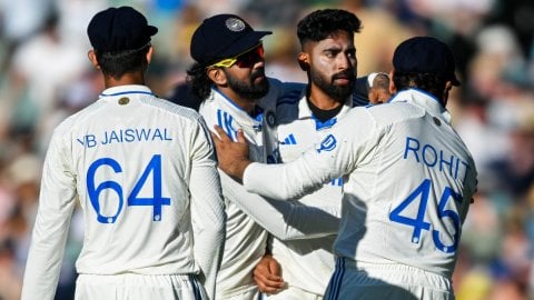 Adelaide: Day two of the 2nd cricket test match between Australia and India