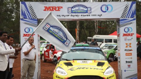 All eyes on hattrick-seeking Gaurav Gill as K1000 rally flags off