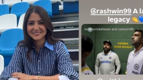 Anushka Sharma lauds the legacy of Ravichandran Ashwin