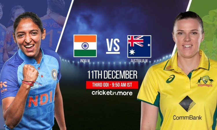 AU-W vs IN-W Dream11 Prediction 3rd ODI, India Women tour of Australia Test series 2024