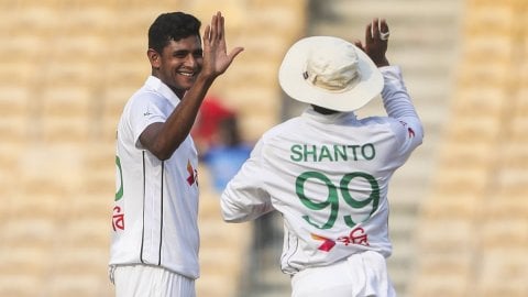 Chennai : Second day of the first Cricket Test Match Between India And Bangladesh