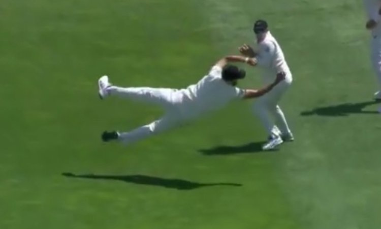 VIDEO: डेरिल मिचेल ने पकड़ा सुपरमैन स्टाइल में कैच, जो रूट को भी नहीं हुआ किस्मत पर यकीन