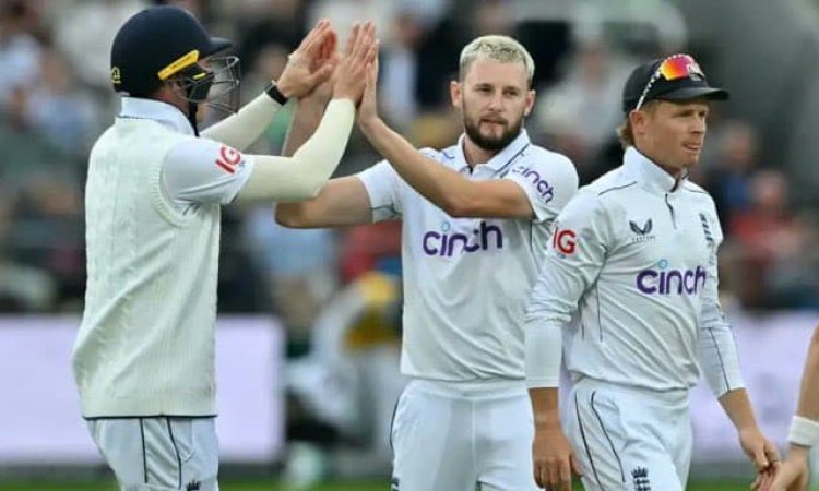 Never Thought Of Getting A Hat-trick, Says Atkinson After Taking 4-41 Against NZ On Day 2 ஹாட்ரிக் விக்கெட்டுகளை வீழ்த்துவேன் என நினைக்கவில்லை - கஸ் அட்கின்சன்!