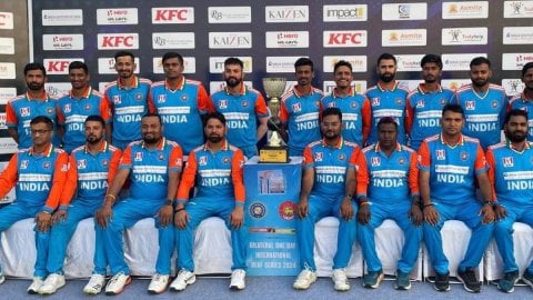 India name squad for men's deaf T20I tri-series, ODIs