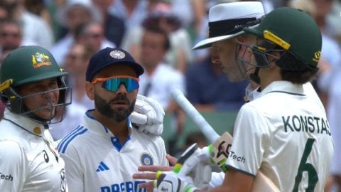 Kohli to be fined for on-field altercation with Konstas at MCG