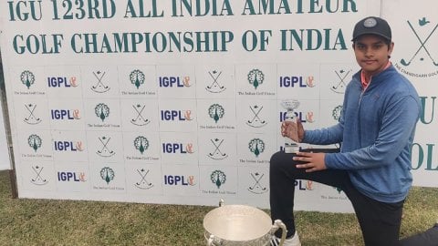 Kolkata’s 16-year-old Anshul Mishra wins the 123rd All-India Amateur golf title