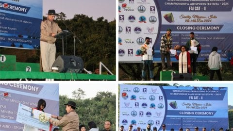 Mizoram: International Paragliding Accuracy Championship & Air Sports Festival concludes