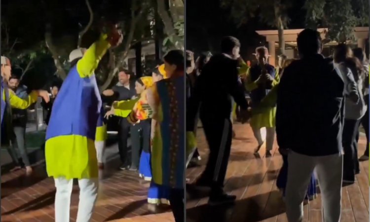 WATCH : थाला धोनी ने पहाड़ी गाने पर लगाए ठुमके, ऋषिकेश में नाचने का वीडियो हुआ वायरल