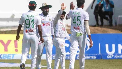 2nd Test: Bangladesh On Top After Nahid Rana Five-For Against West Indies