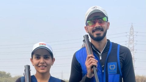 National Shooting C'ships: Paris Olympics pair of Maheshwari/Anantjeet win Skeet mixed team title