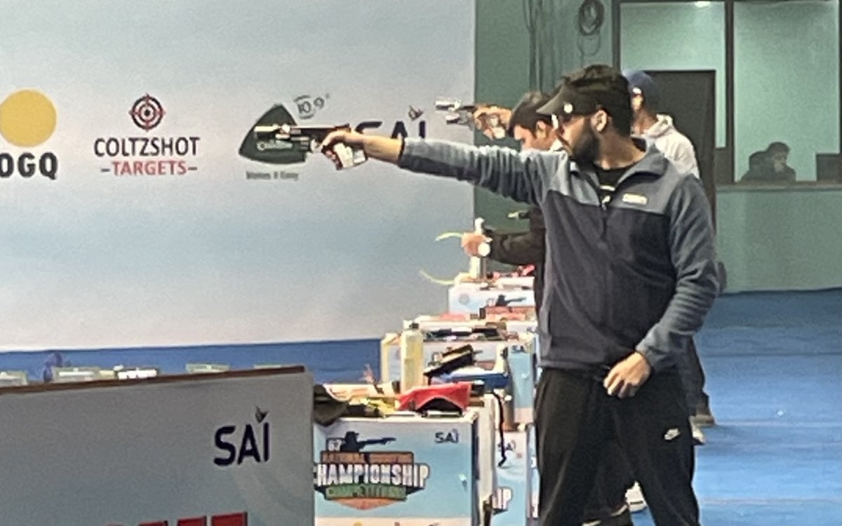 National Shooting C'ships: Vijayveer Wins Battle Of Olympians To Win 