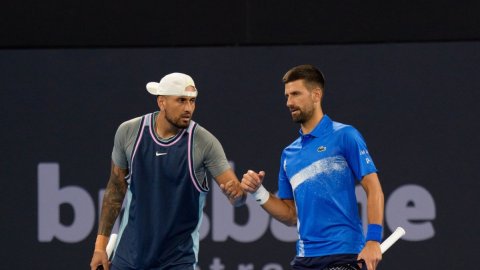 Novak Djokovic and Nick Kyrgios light up Brisbane with stunning doubles win in Brisbane Internationa