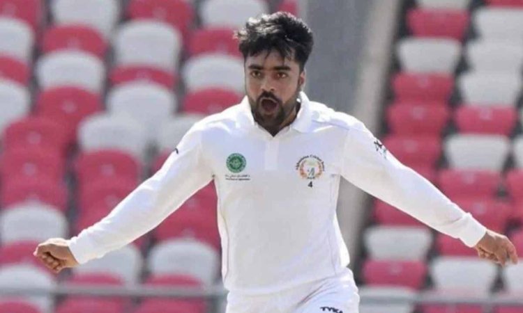 Rashid Khan named in Afghanistan's Test squad for Zimbabwe tour ஆஃப்கானிஸ்தான் டெஸ்ட் அணியில் ரஷித் கானிற்கு இடம்!