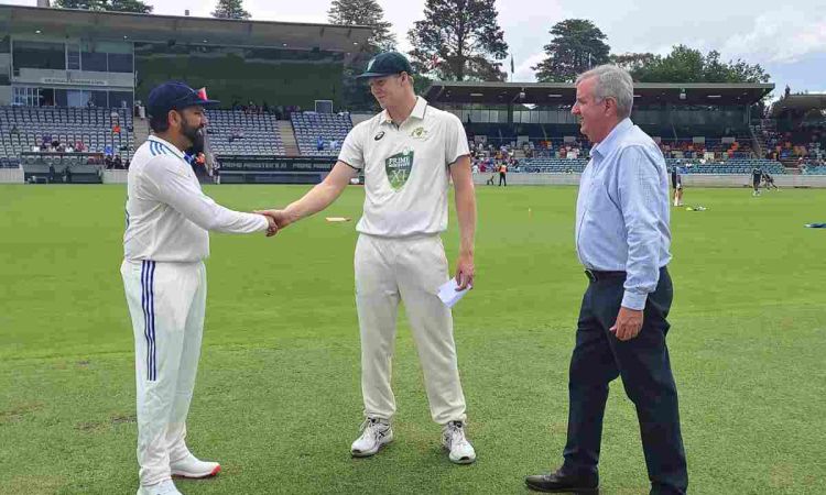 Rohit Sharma has won the toss and opted to bowl first against PM's XI in Canberra