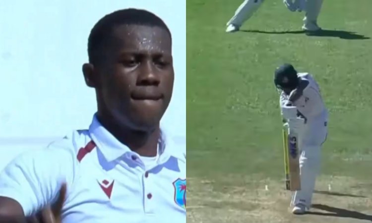 WATCH: शमर जोसेफ ने डाली सनसनाती बॉल, शहादत हुसैन की गिल्लियां हवा में उड़ी