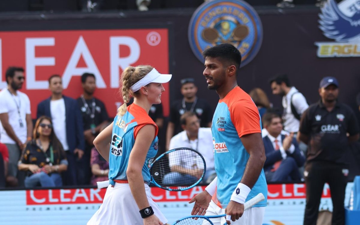 Bengaluru SG Pipers, Gujarat Panthers sit in top two halfway through Day 2 n Season 6 of the Tennis TPL Season 6: Bengaluru SG Pipers, Gujarat Panthers sit in top two halfway through Day 2