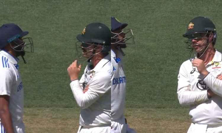 VIDEO: फिर भिड़े सिराज और ट्रेविस हेड, इस बार बैटिंग कर रहे थे 'DSP  सिराज'