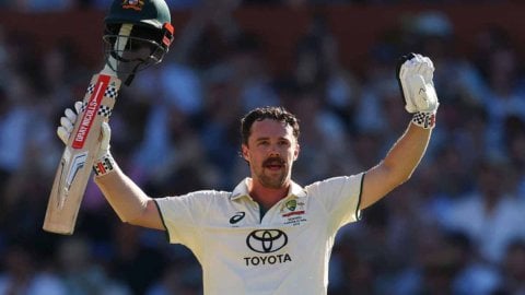 Travis Head breaks own world record for fastest-ever century in day-night Test