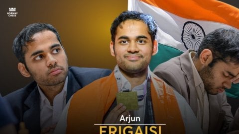 World No. 4 Arjun Erigaisi set to compete at Norway Chess 2025