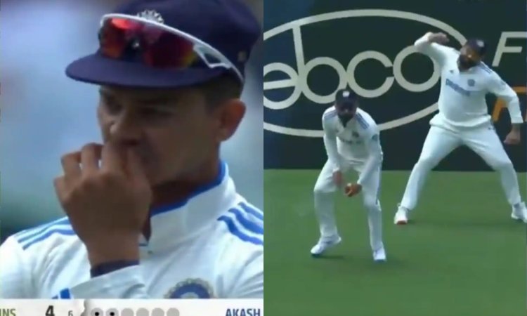 VIDEO: यशस्वी जायसवाल ने दिलाया रोहित को गुस्सा, हिटमैन ने हवा में मारा पंच