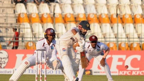 2nd Test: Windies hold upper hand as Pakistan lose four in 254 chase