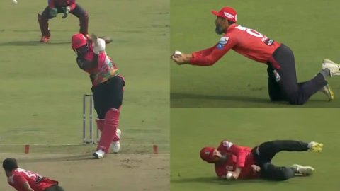 VIDEO: 'कौन कहेगा ये बंदा 38 साल का है', महमुदुल्लाह ने पकड़ा गज़ब का कैच