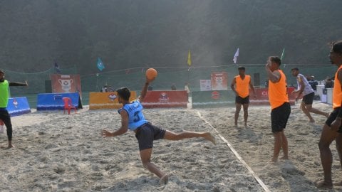 38th National Games: Uttarakhand, Maharashtra, and Kerala win in Beach Handball on Day 1