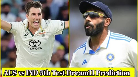 AUS vs IND 5th Test Dream11 Prediction: पैट कमिंस या जसप्रीत बुमराह, किसे बनाएं कप्तान? यहां देखें F