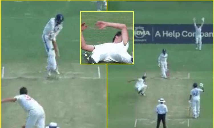 AUS vs IND 5th Test: सिडनी टेस्ट में औंधे मुँह गिरे Pat Cummins, क्या आपने देखा ये Funny अपील का VID