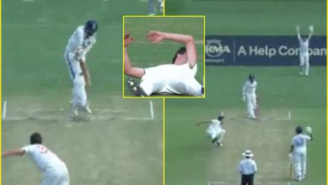 AUS vs IND 5th Test: सिडनी टेस्ट में औंधे मुँह गिरे Pat Cummins, क्या आपने देखा ये Funny अपील का VID