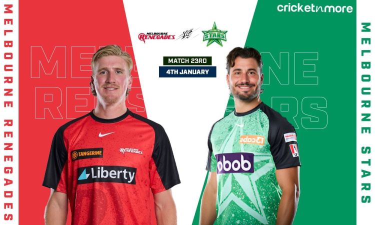 REN vs STA Dream11 Prediction: मेलबर्न रेनेगेड्स बनाम मेलबर्न स्टार्स, यहां देखें आज के  BBL मैच की Fantasy Team