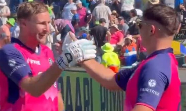 SA20 2025: dre Pretorius' 97 powered Paarl Royals to a smashing 9-wicket win over Sunrisers Eastern எஸ்ஏ20 2025: பிரிட்டோரியஸ், ரூட் அசத்தல்; சன்ரைசர்ஸை பந்தாடியது ராயல்ஸ்!