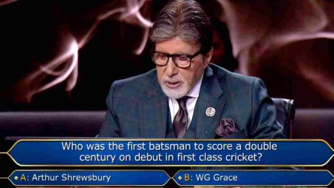 कौन बनेगा करोड़पति में सवाल 50 लाख रुपये का, जवाब लगभग 200 साल पुराने क्रिकेट मैच से है 