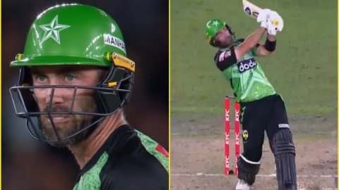 Glenn Maxwell का बल्ला बना हथौड़ा, महा-मॉन्स्टर छक्का जड़कर 122 मीटर दूर पहुंचा दी बॉल; देखें VIDEO